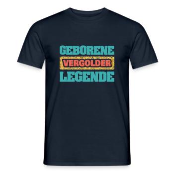 Geschenk für Vergolder - Männer T-Shirt - Navy - Vorne - AI Model Male 178 light (178cm)