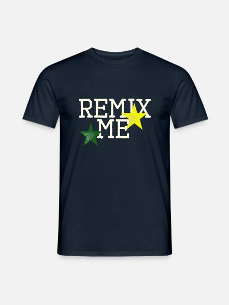 Remix me - Männer T-Shirt - Navy