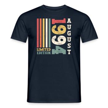 Édition limitée Août 1994 28e anniversaire Hommes - T-shirt homme - marine - Devant - AI Model Male 178 light (178cm)