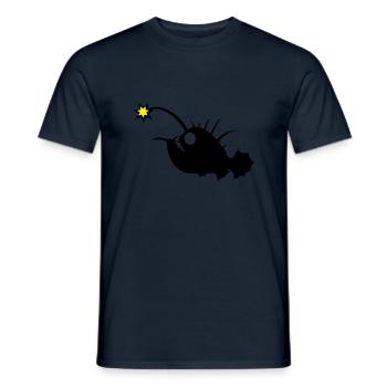 Anglerfisch - Männer T-Shirt - Navy - Vorne - AI Model Male 178 light (178cm)