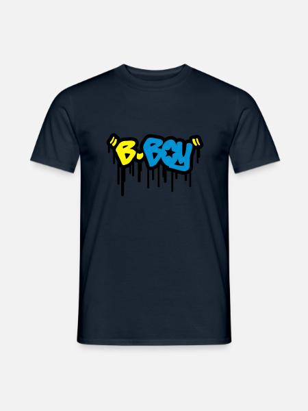 b_boy_t3 - Men's T-Shirt - navy