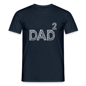 dad 2 - Future father - Men's T-Shirt - navy - Front - AI Model Male 178 light (178cm)