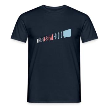 crazy sexy cool design - Men's T-Shirt - navy - Front - AI Model Male 178 light (178cm)