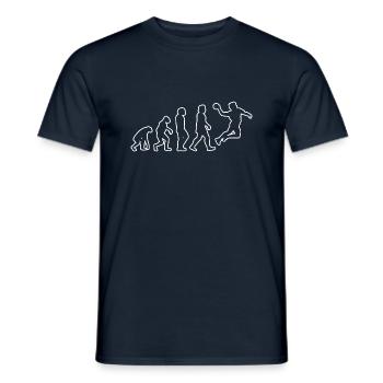 Handball club Handball player Handball player Handball player Handball - Men's T-Shirt - navy - Front - AI Model Male 178 light (178cm)