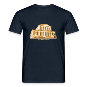 Bad Brückenau Heilbad Unterfranken Bayern - Männer T-Shirt - Navy - Vorne - AI Model Male 178 light (178cm)