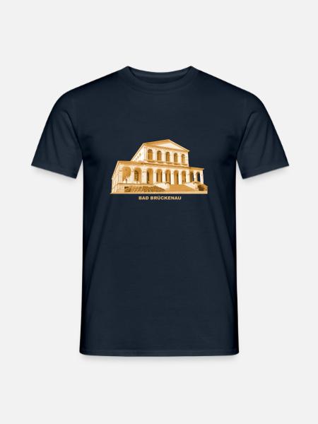 Bad Brückenau Heilbad Unterfranken Bayern - Männer T-Shirt - Navy