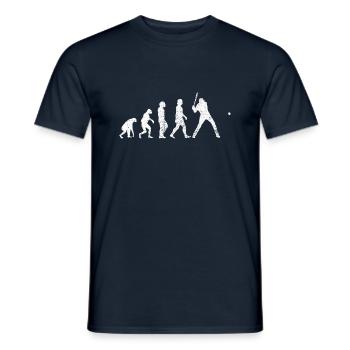Joueur de baseball Équipe de baseball Équipe de baseball - T-shirt homme - marine - Devant - AI Model Male 178 light (178cm)