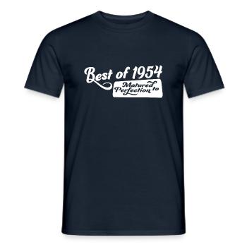 1954 - T-shirt homme - marine - Devant - AI Model Male 178 light (178cm)