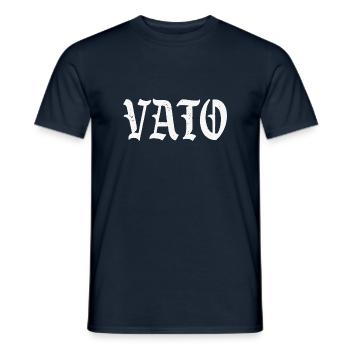 Vato - Männer T-Shirt - Navy - Vorne - AI Model Male 178 light (178cm)