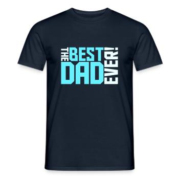 Le meilleur papa de tous les temps Cool Love - T-shirt homme - marine - Devant - AI Model Male 178 light (178cm)