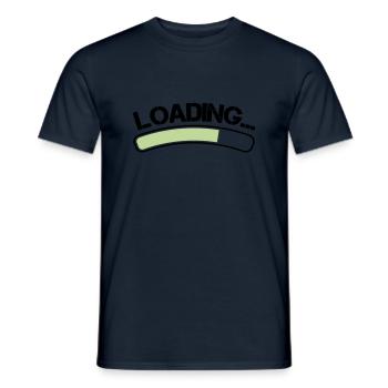 Chargement - T-shirt homme - marine - Devant - AI Model Male 178 light (178cm)