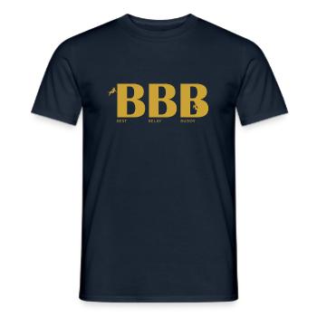 Best Belay Buddy - Männer T-Shirt - Navy - Vorne - AI Model Male 178 light (178cm)
