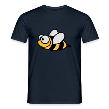 bienchen_3c - T-shirt homme - marine - Devant - AI Model Male 178 light (178cm)