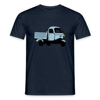 Ape tricycle Tee shirts - T-shirt homme - marine - Devant - AI Model Male 178 light (178cm)
