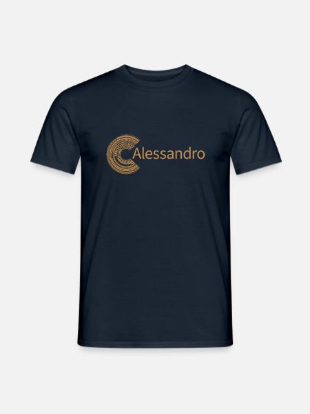 For Alessandro - Men's T-Shirt - navy
