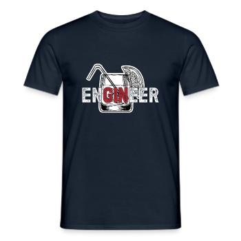 frGINeer haha mec drôle Artboard 1 - T-shirt homme - marine - Devant - AI Model Male 178 light (178cm)