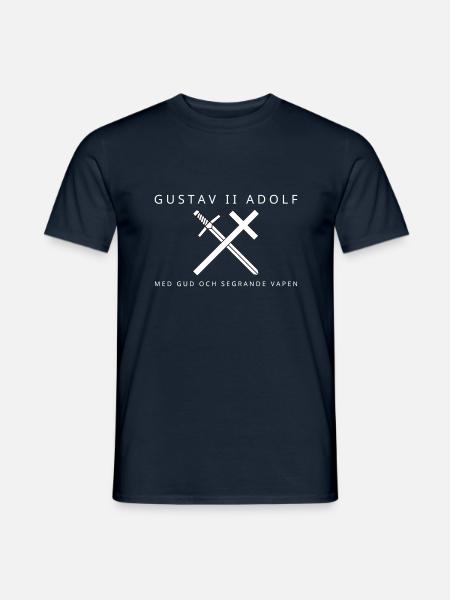 Gustav II Adolf - Men's T-Shirt - navy