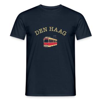 Haag - Männer T-Shirt - Navy - Vorne - AI Model Male 178 light (178cm)