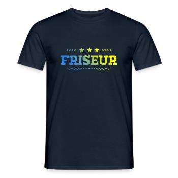Friseur Beruf - Männer T-Shirt - Navy - Vorne - AI Model Male 178 light (178cm)