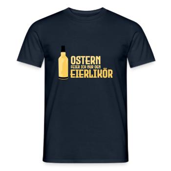 Ostern Eierlikör Feiern - Männer T-Shirt - Navy - Vorne - AI Model Male 178 light (178cm)