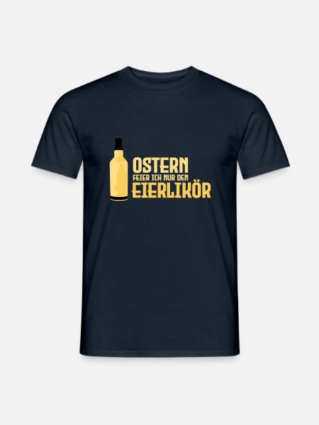 Ostern Eierlikör Feiern - Männer T-Shirt - Navy
