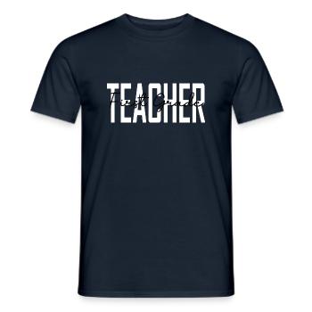 1st Grade Teacher Gifts - Men's T-Shirt - navy - Front - AI Model Male 178 light (178cm)