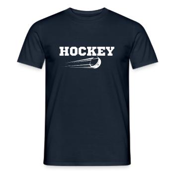 Hockey idée cadeau original - T-shirt homme - marine - Devant - AI Model Male 178 light (178cm)