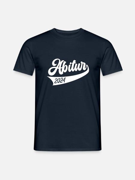 Abitur 2024 | Abi 24 | Schulabschluss Abiturienten - Männer T-Shirt - Navy