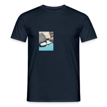 Felix - Männer T-Shirt - Navy - Vorne - AI Model Male 178 light (178cm)