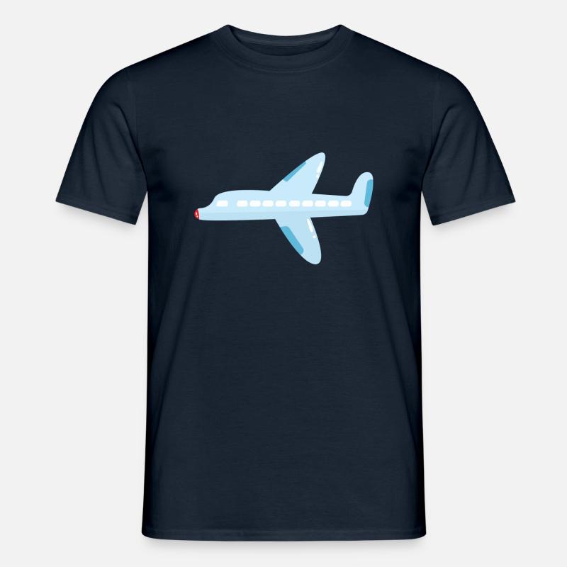 avion - T-shirt homme - marine