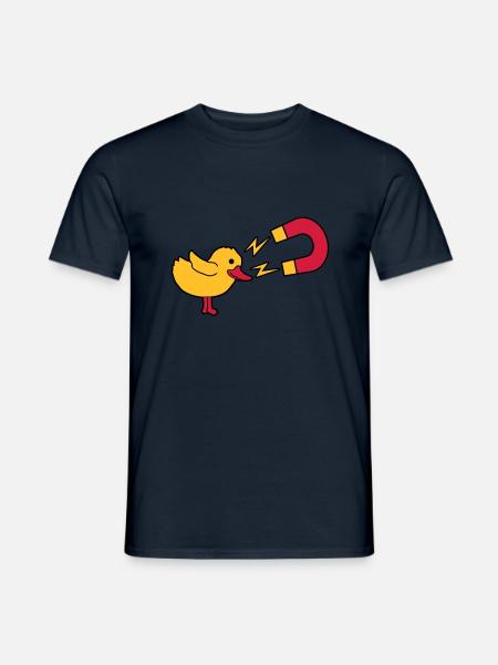 Chick Magnet Womanizer Logo - Men's T-Shirt - navy