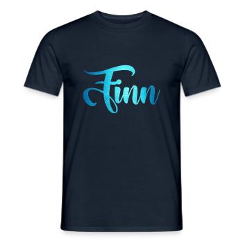 Finn - Männer T-Shirt - Navy - Vorne - AI Model Male 178 light (178cm)
