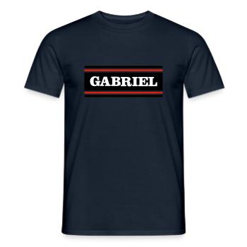 GABRIEL - T-shirt homme - marine - Devant - AI Model Male 178 light (178cm)
