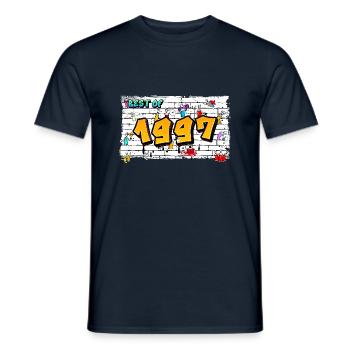 Rad since 1997 Street Art – 28 Years of Graffiti - Men's T-Shirt - navy - Front - AI Model Male 178 light (178cm)