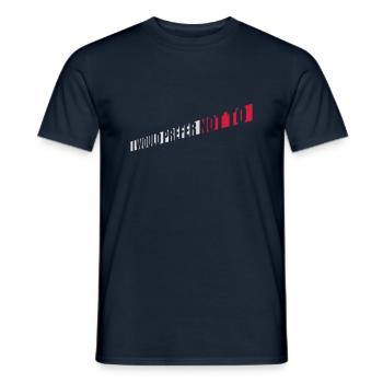 I prefer not to - Men's T-Shirt - navy - Front - AI Model Male 178 light (178cm)