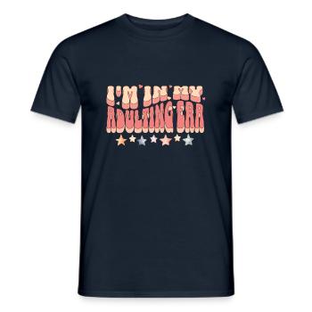 Je suis dans mon ère d’adulte - des cœurs et des étoiles - T-shirt homme - marine - Devant - AI Model Male 178 light (178cm)