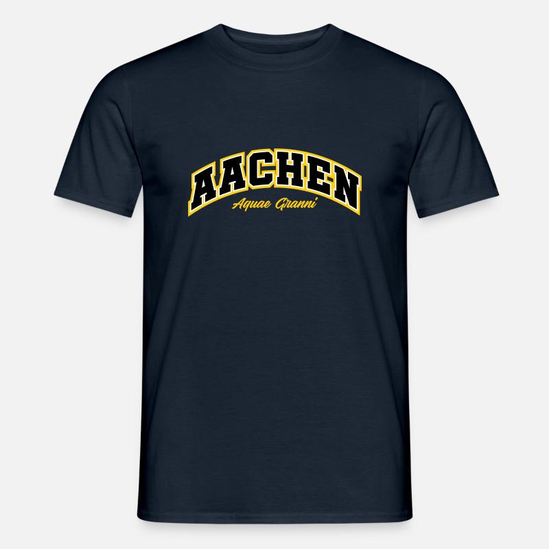 AACHEN - Männer T-Shirt - Navy