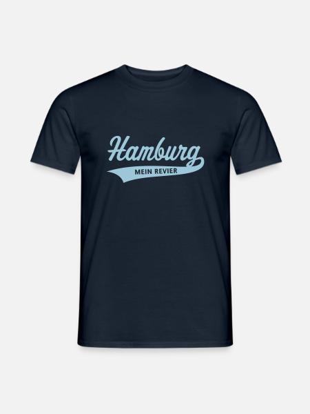 Hamburg – Mein Revier - Männer T-Shirt - Navy