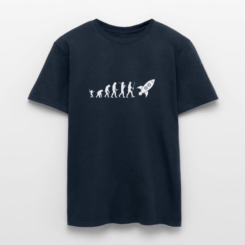 Evolution Rakete Männer T-Shirt