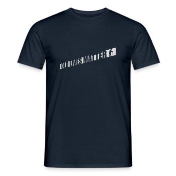old lives matter quote - Men's T-Shirt - navy - Front - AI Model Male 178 light (178cm)
