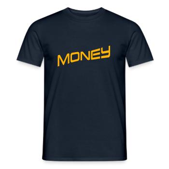 Argent - T-shirt homme - marine - Devant - AI Model Male 178 light (178cm)