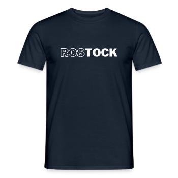 Rostock - Men's T-Shirt - navy - Front - AI Model Male 178 light (178cm)