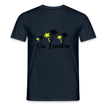 Sri Lanka 1 - T-shirt homme - marine - Devant - AI Model Male 178 light (178cm)