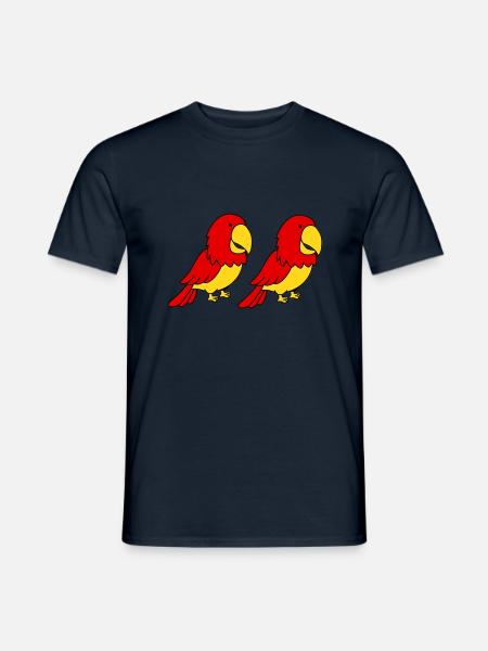 papagei 2 - Männer T-Shirt - Navy