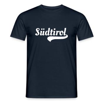 Tyrol du Sud - T-shirt homme - marine - Devant - AI Model Male 178 light (178cm)