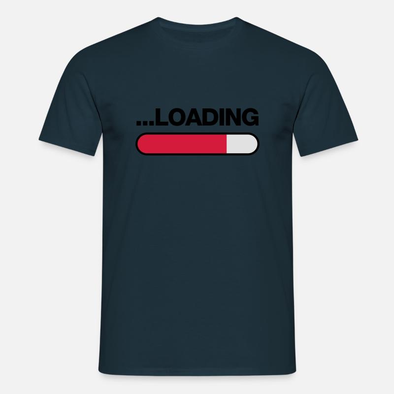 loading - Männer T-Shirt - Navy