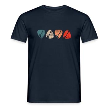Guitaristes Musique Guitare Musiciens Guitariste - T-shirt homme - marine - Devant - AI Model Male 178 light (178cm)