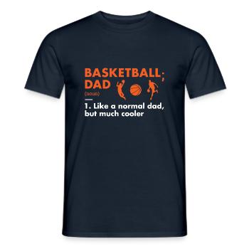 Sport Dad Definition Basketball - Men's T-Shirt - navy - Front - AI Model Male 178 light (178cm)