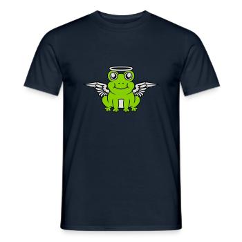 Halo Wings Grenouille Ange - T-shirt homme - marine - Devant - AI Model Male 178 light (178cm)