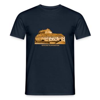Klippenstein Schloss Radeberg Saxe - T-shirt homme - marine - Devant - AI Model Male 178 light (178cm)